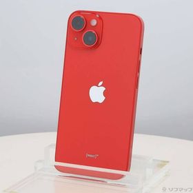 【中古】Apple(アップル) iPhone14 256GB プロダクトレッド MPWG3J／A SIMフリー 【198-ud】