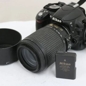 【返品保証】 【シャッター4685回】ニコン Nikon D3100 DX AF-S NIKKOR 55-200mm F4-5.6G ED デジタル一眼 T124