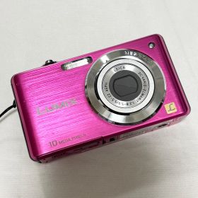 【送料無料】Panasonic/パナソニック/LUMIX/ルミックス/DMC-FS7/ピンク/コンパクトデジタルカメラ/デジカメ/撮影/写真/動作未確認/ジャンク品扱い/中古品/バッテリーパックなし