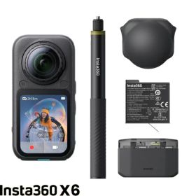 Insta360 Insta360 X6 エッセンシャル ブラック アクションカメラ CINSABXA-X603 国内正規流通品 360度撮影 CINSABXAX603