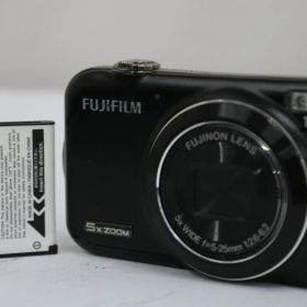 【返品保証】 フジフィルム Fujifilm FINEPIX JX400 5x ブラック バッテリー付き コンパクトデジタルカメラ T113