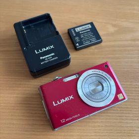 Panasonic パナソニック LUMIX デジカメ DMC-FX40 レッド