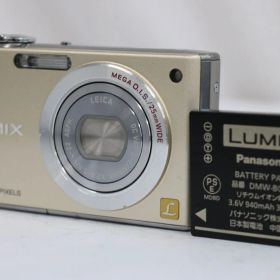 【返品保証】 パナソニック Panasonic LUMIX DMC-FX40 ゴールド バッテリー付き コンパクトデジタルカメラ e16225