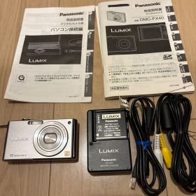 美品【動作確認済】Panasonic LUMIX DMC-FX40 シルバー