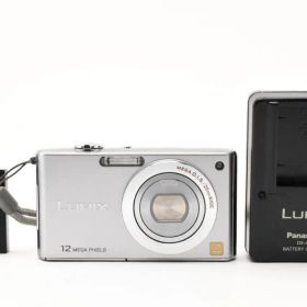 良品★Panasonic LUMIX DMC-FX40 シルバー #977