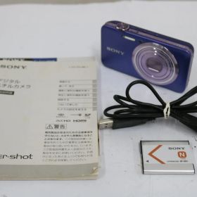 【美品 返品保証】 ソニー Sony Cyber-shot DSC-WX7 ブルー 付属品多数 コンパクトデジタルカメラ T186