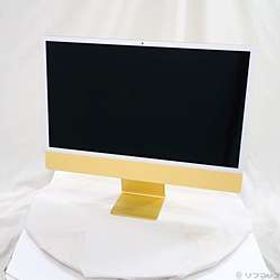 〔展示品〕 iMac 24-inch Mid-2021 Z12S0005V Apple M1 8コアCPU_8コアGPU 16GB SSD256GB イエロー 〔26.3 Tahoe〕