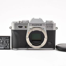 ★良品★ フジフイルム FUJIFILM X-T10 ボディ シルバー 《バッテリー付！》★完動品★ #A607221