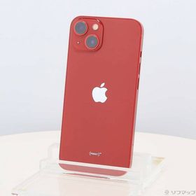 【中古】Apple(アップル) iPhone13 128GB プロダクトレッド MLNF3J／A SIMフリー 【269-ud】