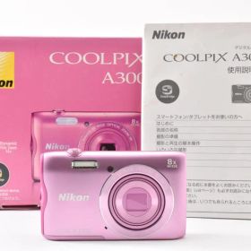 超極上★ニコン COOLPIX A300 ピンク★元箱・取説付 #1348