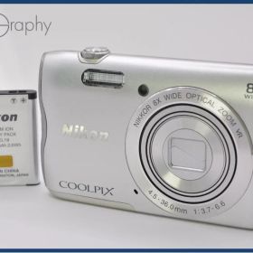 【動作保証】 ニコン NIKON COOLPIX A300 8X バッテリー付属 同梱無料 #ak356