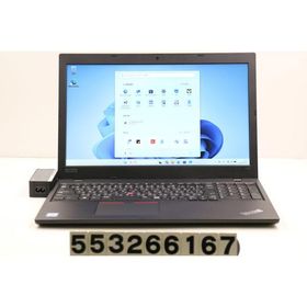 ノートパソコン lenovo ThinkPad L590 Core i3 8145U 2.1GHz/8GB/256GB(SSD)/15.6W/FWXGA(1366x768)/Win11