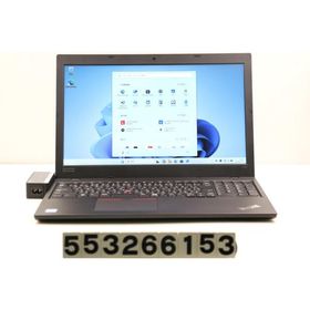 ノートパソコン lenovo ThinkPad L590 Core i3 8145U 2.1GHz/8GB/256GB(SSD)/15.6W/FWXGA(1366x768)/Win11