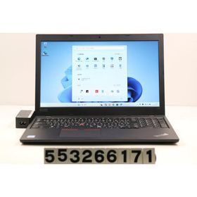 ノートパソコン lenovo ThinkPad L590 Core i3 8145U 2.1GHz/8GB/256GB(SSD)/15.6W/FWXGA(1366x768)/Win11