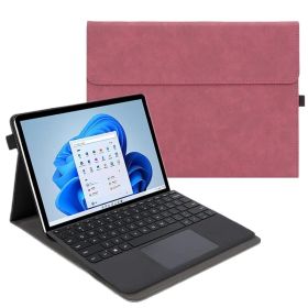 【新品】 Microsoft Surface Go 4/3/2/1 10.5インチ用の ケース スエード調 手帳型 キーボードを収納可能 多角度スタンド機能 マイクロソフト サーフェス go 4 3 2 1 専用保護カバー スリム 軽量 ペン収納可能 耐衝 1