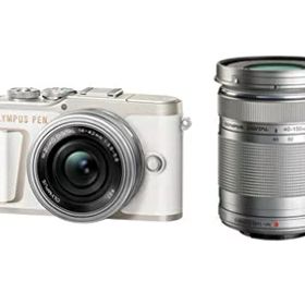 【中古】 OLYMPUS ミラーレス一眼カメラ PEN E-PL10 EZダブルズームキット ホワイト