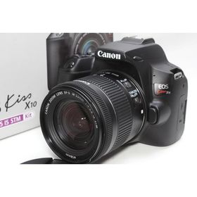 一眼レフ Canon キヤノン EOS Kiss X10 レンズキット ブラック