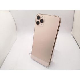 【中古】Apple au 【SIMロック解除済み】 iPhone 11 Pro Max 64GB ゴールド MWHG2J/A【アリオ倉敷】保証期間１ヶ月【ランクB】