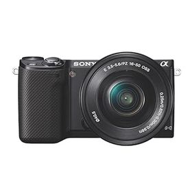 【中古】【39shop】ソニー★ミラーレス一眼カメラ α NEX-5Rダブルズームレンズキット ブラック NEX-5RY/B(非常に良い)