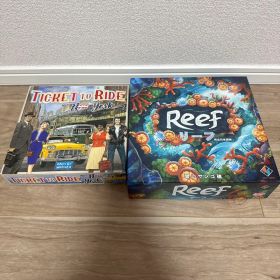 ボードゲーム2作セット Ticket to Ride New York Reef