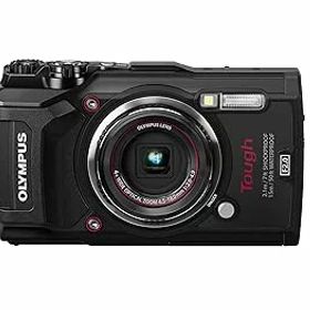 【中古】【39shop】OLYMPUS★デジタルカメラ Tough TG-5 ブラック 1200万画素CMOS F2.0 15m 防水 100kgf耐荷重 GPS+電子コンパス&内蔵Wi-Fi TG-5 BLK(非常に良い)