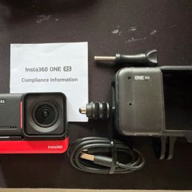 【実働品】Insta360 ONE RS 4Kレンズ搭載 60分撮影検証済