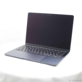 〔中古〕Apple(アップル) MacBook Air 13.6-inch Early-2025 MW123J／A Apple M4 10コアCPU_8コアGPU 16GB SSD256GB ミッドナイト 〔26.3 Tahoe〕〔348-ud〕