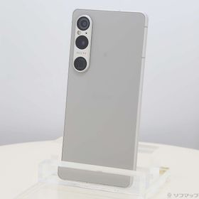 (中古)SONY Xperia 1 VI 256GB プラチナシルバー SO-51E docomo SIMフリー(349-ud)