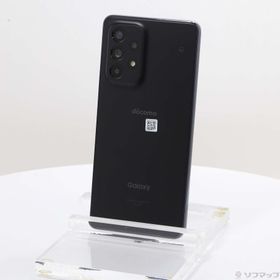 (中古)SAMSUNG Galaxy A53 5G 128GB オーサムブラック SC-53C docomo SIMフリー(258-ud)