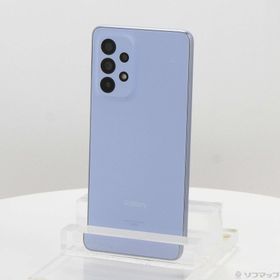 (中古)SAMSUNG Galaxy A53 5G 128GB オーサムブルー SCG15 au SIMフリー(276-ud)