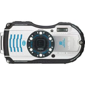 【中古】ペンタックス PENTAX 防水WG-3 ホワイトブルー当店保証30日間 人気モデル 高画質 売れ筋