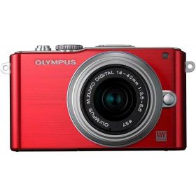 【中古】 オリンパス OLYMPUS E-PL3 レンズキット レッド E-PL3 LKIT RED 当店保証30日間 人気 ミラーレス 一眼レフ 交換レンズ カメラ