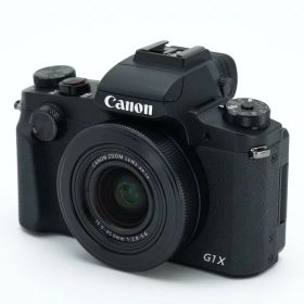 【中古】Canon コンパクトデジタルカメラ PowerShot G1 X Mark III ブラック APS-Cセンサー/F2.8レンズ/EVF内蔵 PSG1XMARKIII