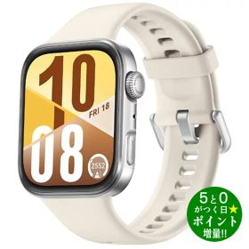 ファーウェイ スマートウォッチ GPS フィットネス ヘルスケア HUAWEI WATCH FIT 4 ホワイト【転送不可】