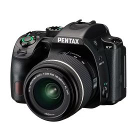 【中古】リコー PENTAX KF 18-55WR レンズキット ブラック APS-Cデジタル一眼レフカメラ 【視野率100%光学ファインダー】【超高感度・高解像 2424万画素】【4.5段ボディ内手ぶれ補正機構】【最高ISO感度102400