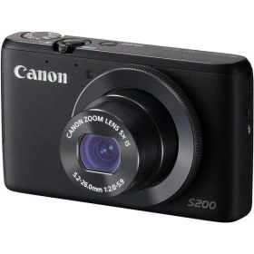 【中古】キヤノン Canon PowerShot S200 ブラック当店保証30日間 人気モデル 高画質 売れ筋
