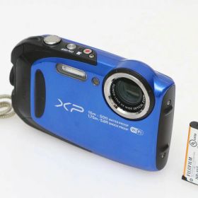【中古】【並品】富士フイルム FinePix XP80 [ブルー] CA01-D559-4B3A FUJIFILM デジカメ コンデジ 光学ズーム 手ブレ補正 中古