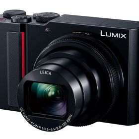 【中古】パナソニック コンパクトデジタルカメラ ルミックス TX2 光学15倍 ブラック DC-TX2-K