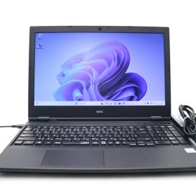 NEC VKT16/X-9 PC-VKT16XZG9 Core i5-10210U 1.6GHz 8GB 256GB(NVMeSSD) DVD-ROM 15.6インチ非光沢 FWXGA 1366x768 Windows11 Pro 小難 【中古】【20260714】