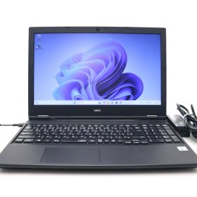 NEC VKT16/X-9 PC-VKT16XZG9 Core i5-10210U 1.6GHz 8GB 256GB(NVMeSSD) DVD-ROM 15.6インチ非光沢 FWXGA 1366x768 Windows11 Pro 小難 【中古】【20260714】