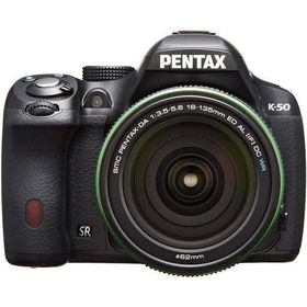【中古】 ペンタックス PENTAX K-50 DA18-135mmWRレンズキット ブラック 当店保証30日間 人気 ミラーレス 一眼レフ 交換レンズ カメラ