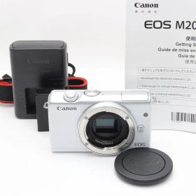B+ (並品) Canon キヤノン EOS M200 ボディ ホワイト 初期不良返品無料 9-14