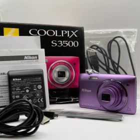 【美品】Nikon デジタルカメラ COOLPIX S3500 パープル
