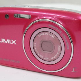 【返品保証】 パナソニック Panasonic LUMIX DMC-S2 ピンク コンパクトデジタルカメラ T233