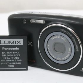 【返品保証】 パナソニック Panasonic LUMIX DMC-S2 ブラック バッテリー付き コンパクトデジタルカメラ T228