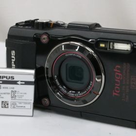 【返品保証】 オリンパス Olympus Tough TG-4 4x WIDE ブラック バッテリー付き コンパクトデジタルカメラ T81