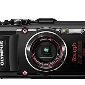 【中古】【39shop】OLYMPUS★デジタルカメラ STYLUS TG-4 Tough ブラック 1600万画素CMOS F2.0 15m 防水 100kgf耐荷重 GPS+電子コンパス&内蔵Wi-Fi TG-4 BLK（良い）