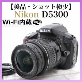 【美品・ショット極少】Nikon D5300 レンズキット スマホ転送◎