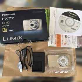 【美品】Panasonic LUMIX DMC-FX77ゴールド 動作確認済箱付