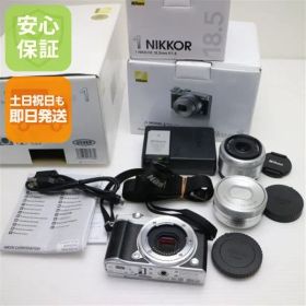 美品 Nikon 1 J5 ダブルレンズキット シルバー 即日発送 ミラーレス一眼 Nikon 本体 土日祝発送OK